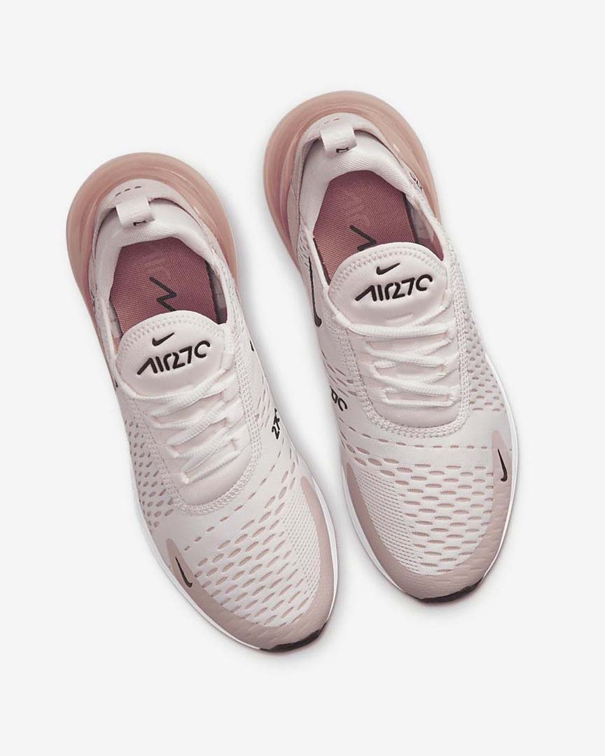 Light Pink / Pink / Black Nike Air Max 270 Women's Casual Shoes | CA_5603