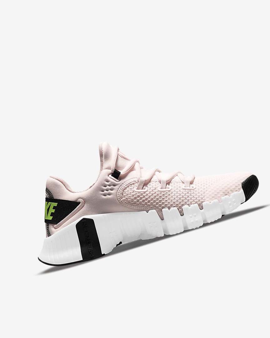 Light Pink / White / Black / Green Nike Free Metcon 4 Women's Training Shoes | CA_1174