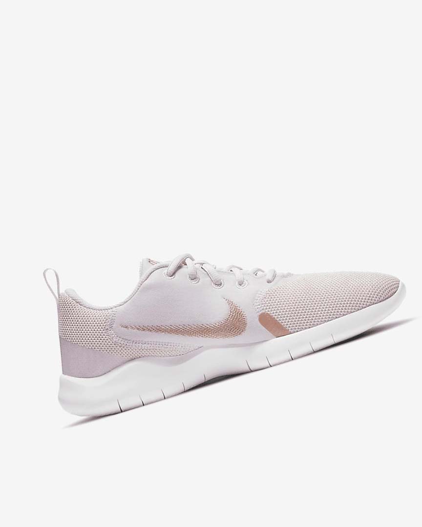 Light Purple / White / Metal Red Brown Nike Flex Experience Run 10 Women's Running Shoes | CA_4548