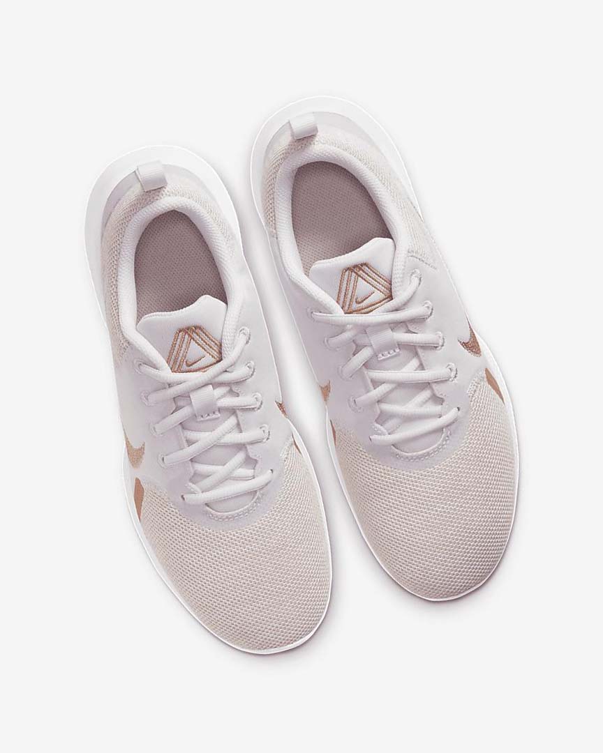 Light Purple / White / Metal Red Brown Nike Flex Experience Run 10 Women's Running Shoes | CA_4548