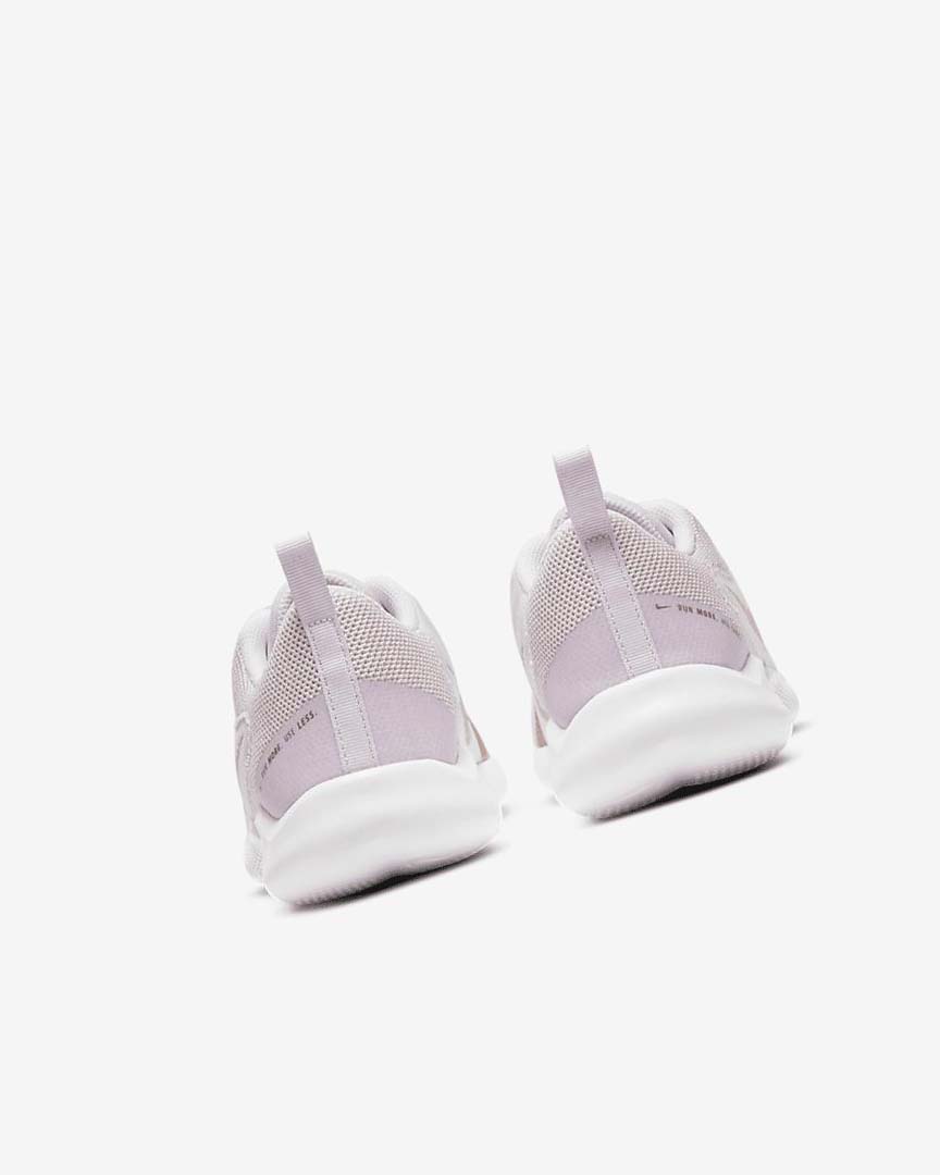 Light Purple / White / Metal Red Brown Nike Flex Experience Run 10 Women's Running Shoes | CA_4548