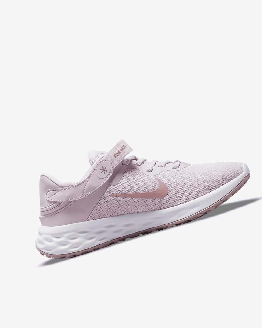Light Purple / White Nike Revolution 6 FlyEase Next Nature Women's Running Shoes | CA_5297