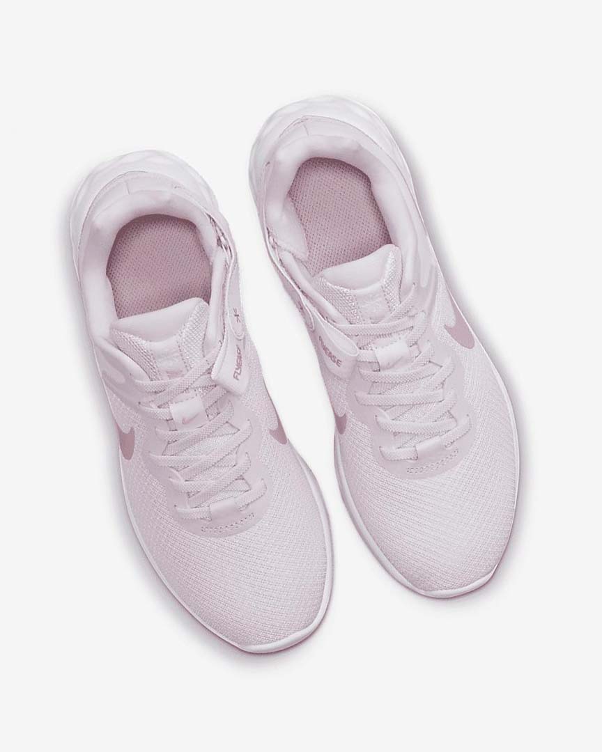 Light Purple / White Nike Revolution 6 FlyEase Next Nature Women's Running Shoes | CA_5297