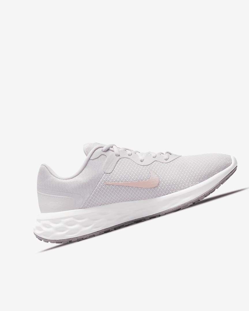 Light Purple / White Nike Revolution 6 Next Nature Women's Running Shoes | CA_5064