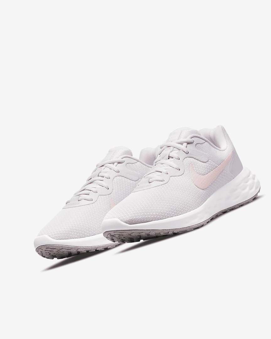 Light Purple / White Nike Revolution 6 Next Nature Women's Running Shoes | CA_5064