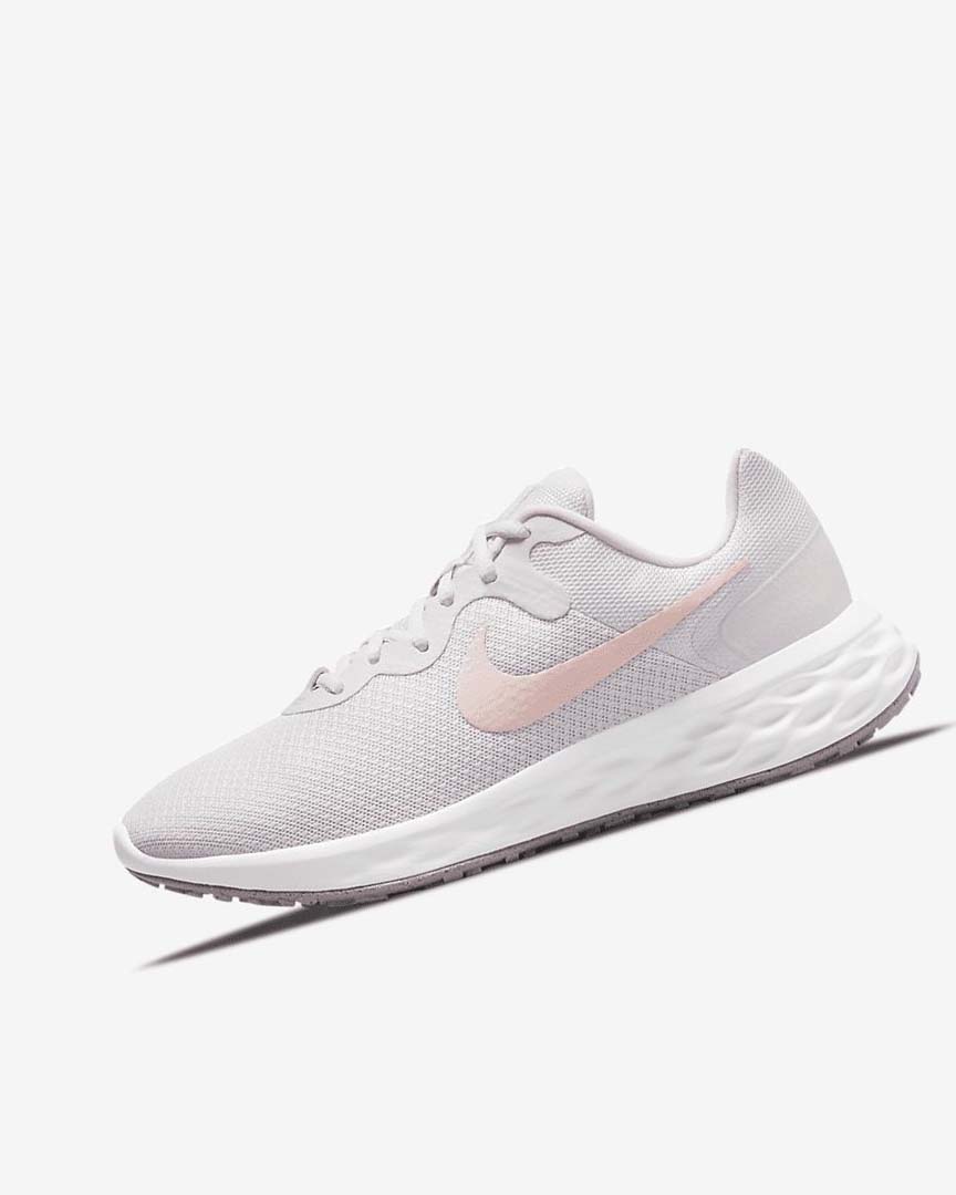 Light Purple / White Nike Revolution 6 Next Nature Women\'s Running Shoes | CA_5064