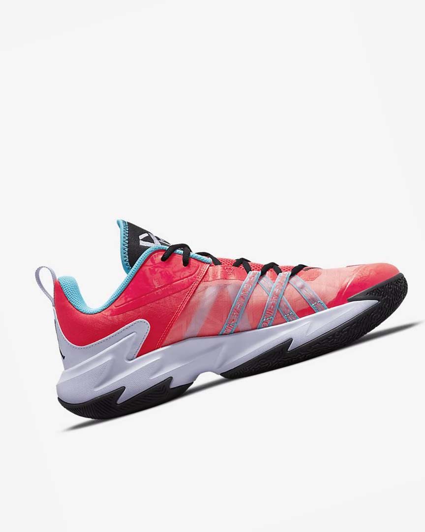 Light Red / Blue / Purple / Black Nike Jordan One Take 3 Men's Basketball Shoes | CA_2895