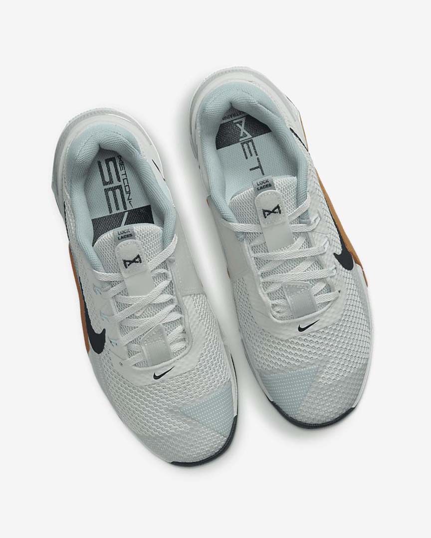 Light Silver / Olive / Black Nike Metcon 7 Women's Training Shoes | CA_3197