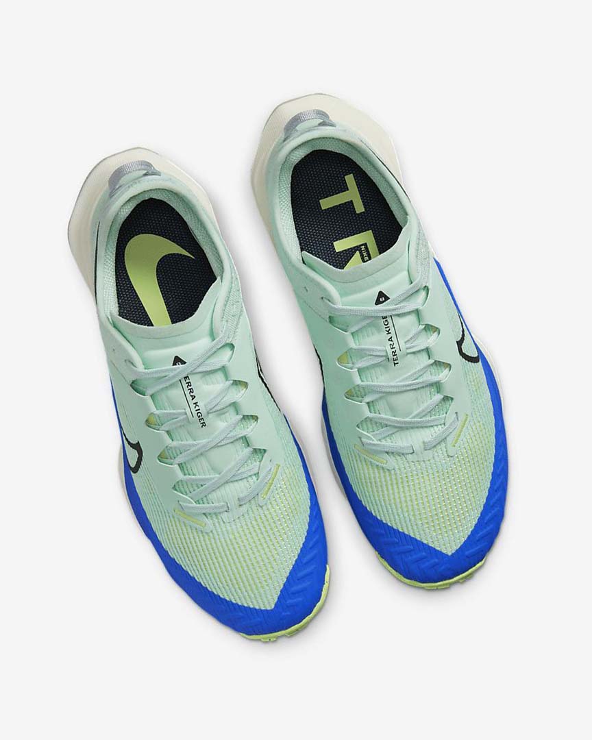 Mint / Grey / Blue Nike Air Zoom Terra Kiger 8 Women's Trail Running Shoes | CA_2809