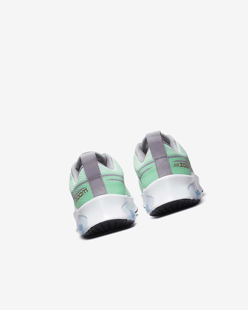Mint / Grey / Metal Red Brown Nike Air Zoom Arcadia Girls' Running Shoes | CA_4982