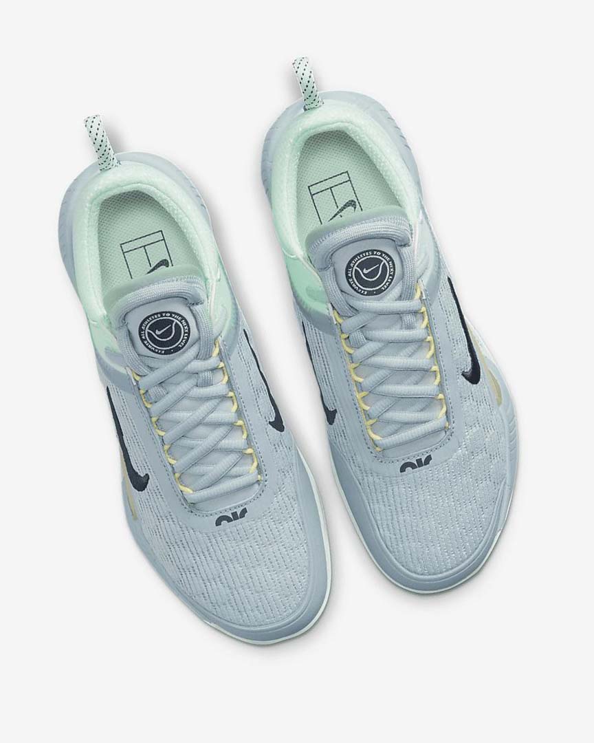 Mint / Obsidian Nike Court Zoom NXT Women's Tennis Shoes | CA_4937