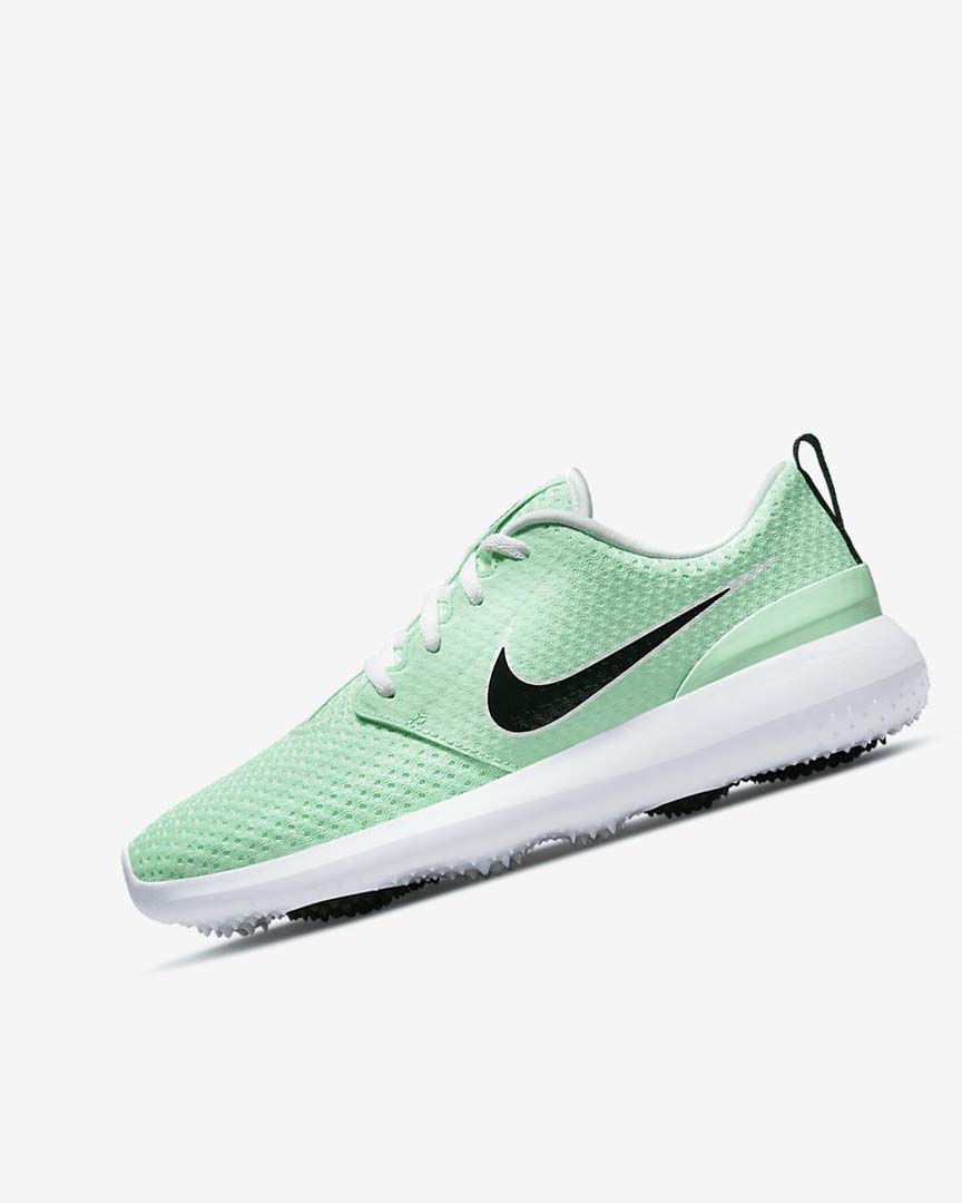 Mint / White / Black Nike Roshe G Women\'s Golf Shoes | CA_4818
