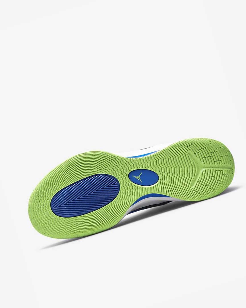 Navy / Blue / White / Green Nike Jordan Zoom Separate Men's Basketball Shoes | CA_4945