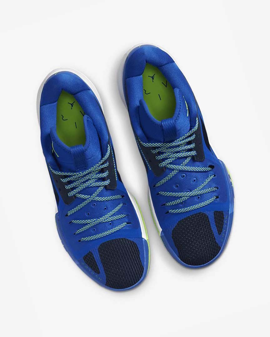 Navy / Blue / White / Green Nike Jordan Zoom Separate Men's Basketball Shoes | CA_4945