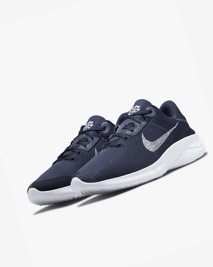 Navy / Dark Obsidian / White Nike Flex Experience Run 11 Next Nature Men's Running Shoes | CA_2545
