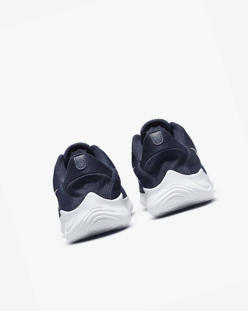 Navy / Dark Obsidian / White Nike Flex Experience Run 11 Next Nature Men's Running Shoes | CA_2545