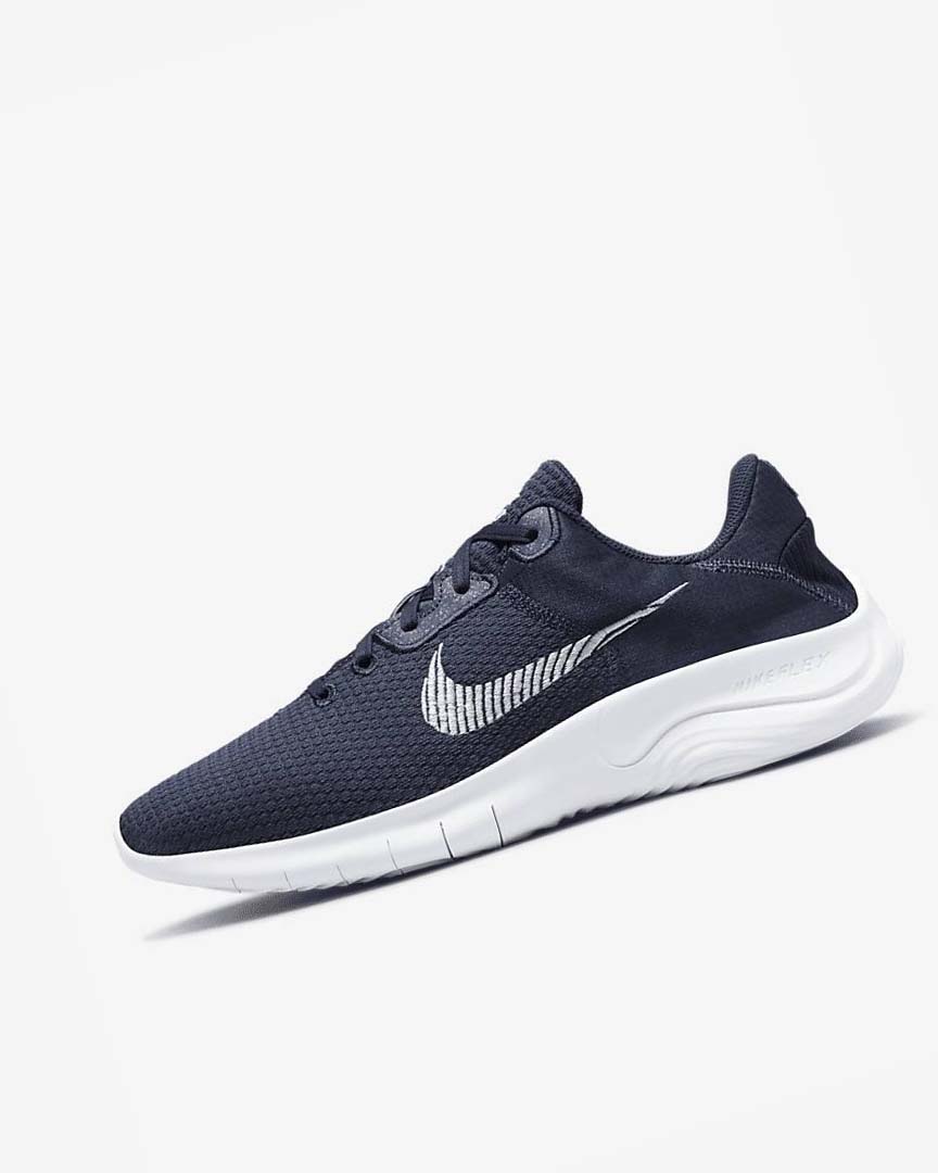 Navy / Dark Obsidian / White Nike Flex Experience Run 11 Next Nature Men\'s Running Shoes | CA_2545