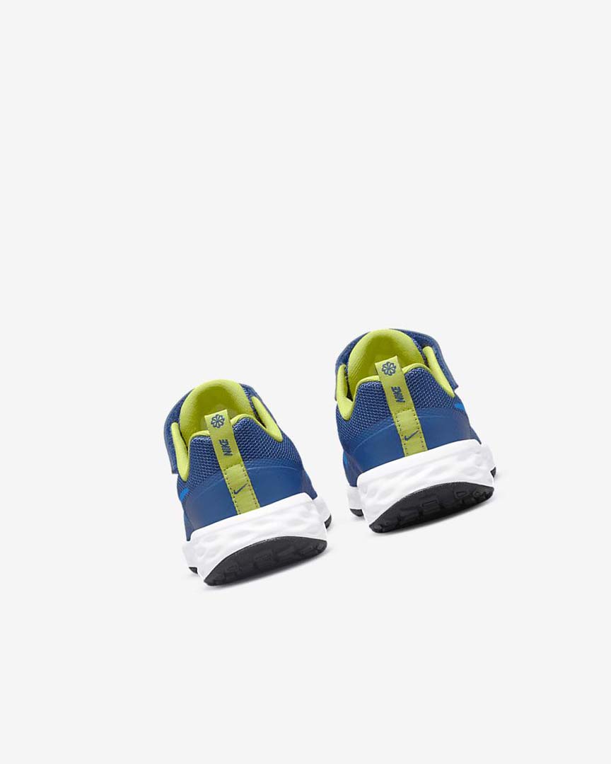 Navy / Green / Blue Nike Revolution 6 Boys' Running Shoes | CA_5506