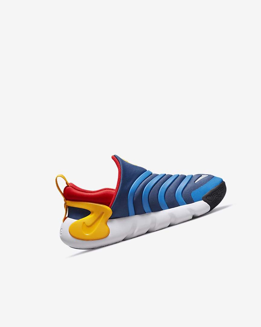 Navy / Light Blue / Gold / White Nike Dynamo Go Boys' Shoes | CA_2849