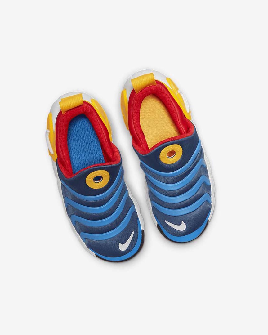 Navy / Light Blue / Gold / White Nike Dynamo Go Boys' Shoes | CA_2849