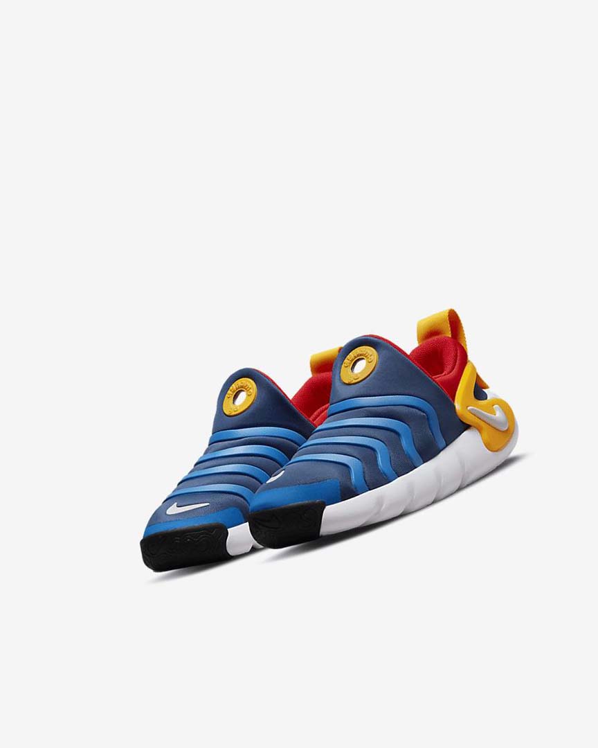 Navy / Light Blue / Gold / White Nike Dynamo Go Boys' Shoes | CA_2849