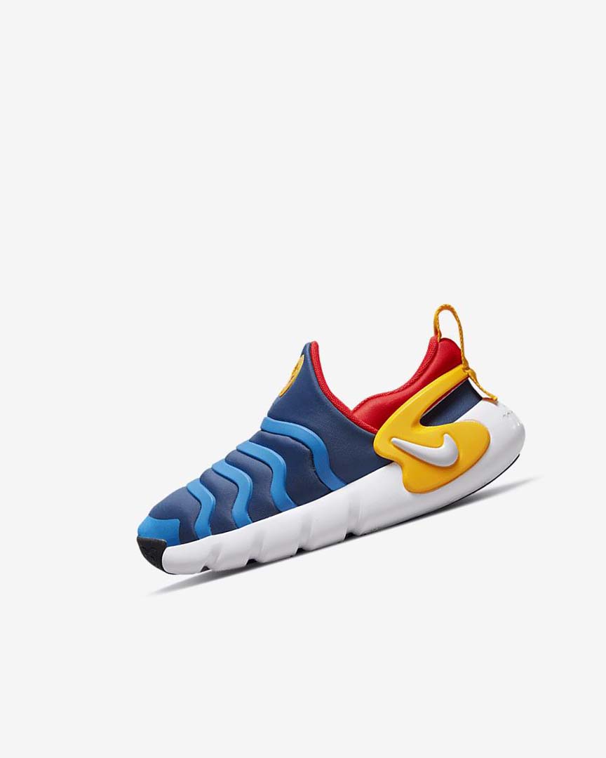 Navy / Light Blue / Gold / White Nike Dynamo Go Boys\' Shoes | CA_2849