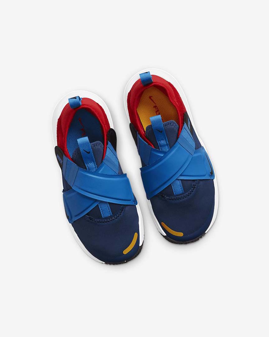Navy / Light Blue / Red / Black Nike Flex Advance Boys' Shoes | CA_1200