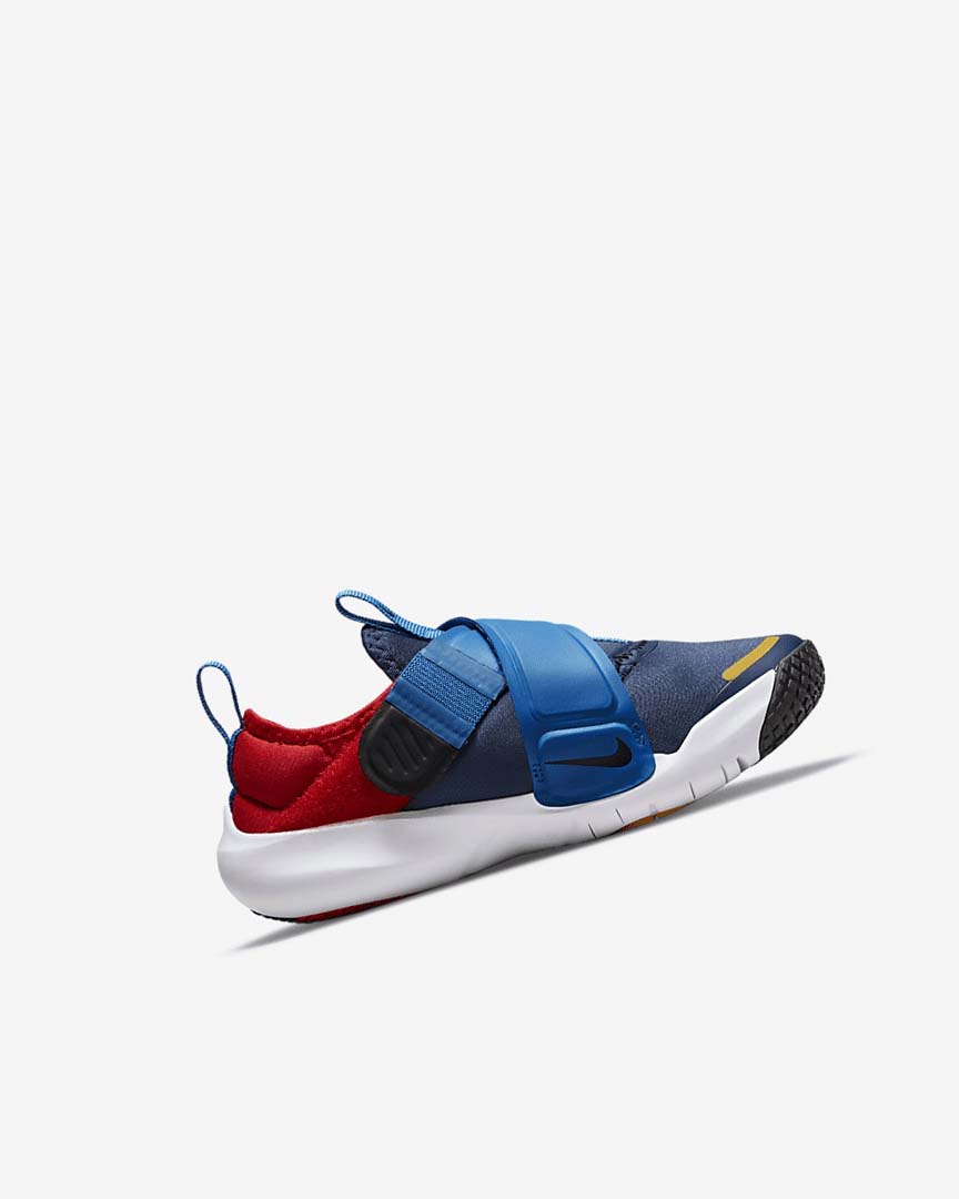 Navy / Light Blue / Red / Black Nike Flex Advance Girls' Shoes | CA_5199