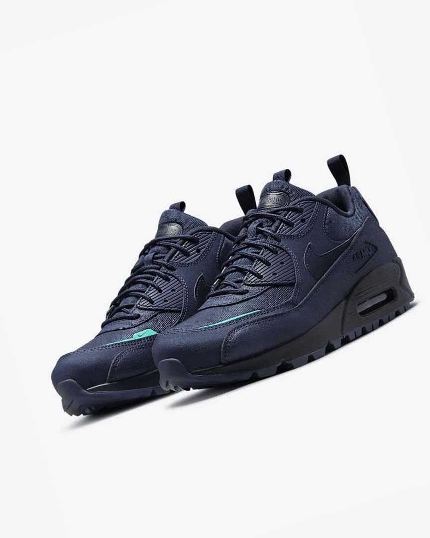 Navy / Obsidian Nike Air Max 90 Surplus Men's Sneakers | CA_3206