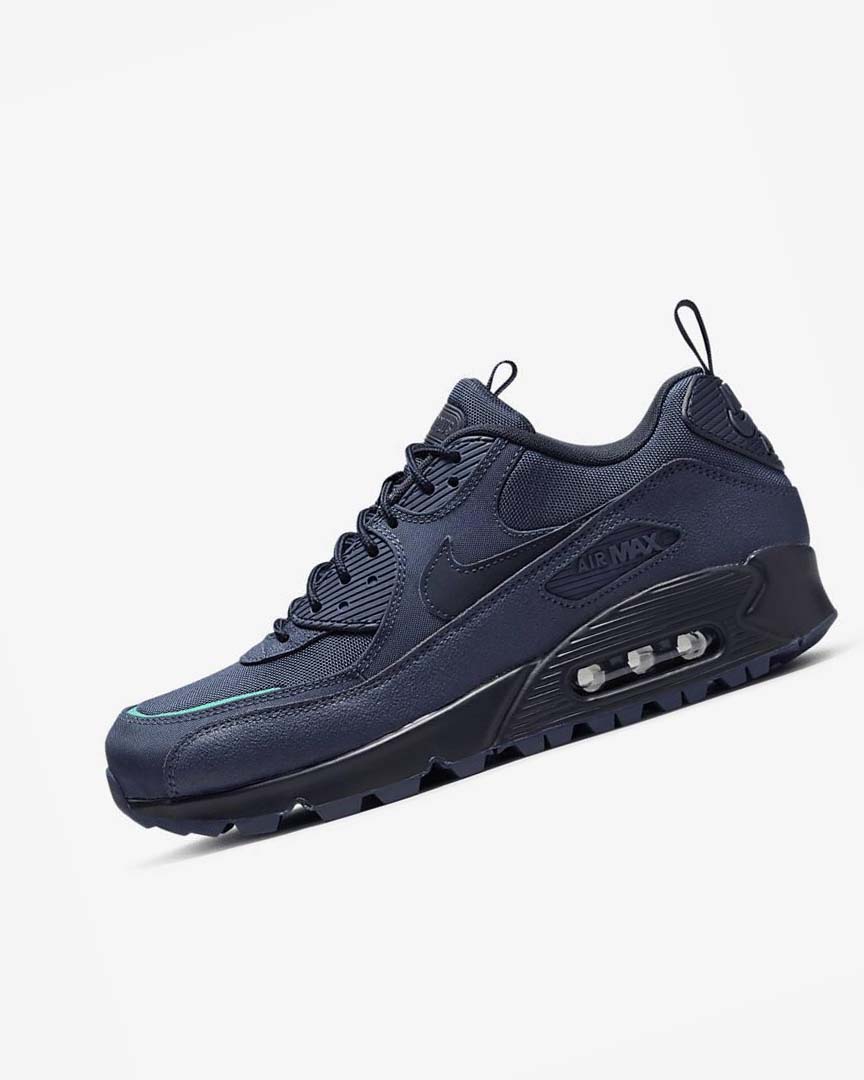 Navy / Obsidian Nike Air Max 90 Surplus Men\'s Sneakers | CA_3206