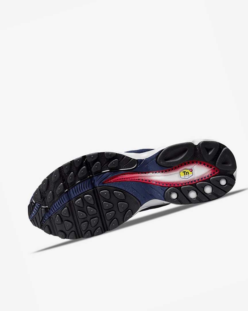 Navy / Platinum / White / Red Nike Air Max Tailwind V SP Men's Casual Shoes | CA_5298