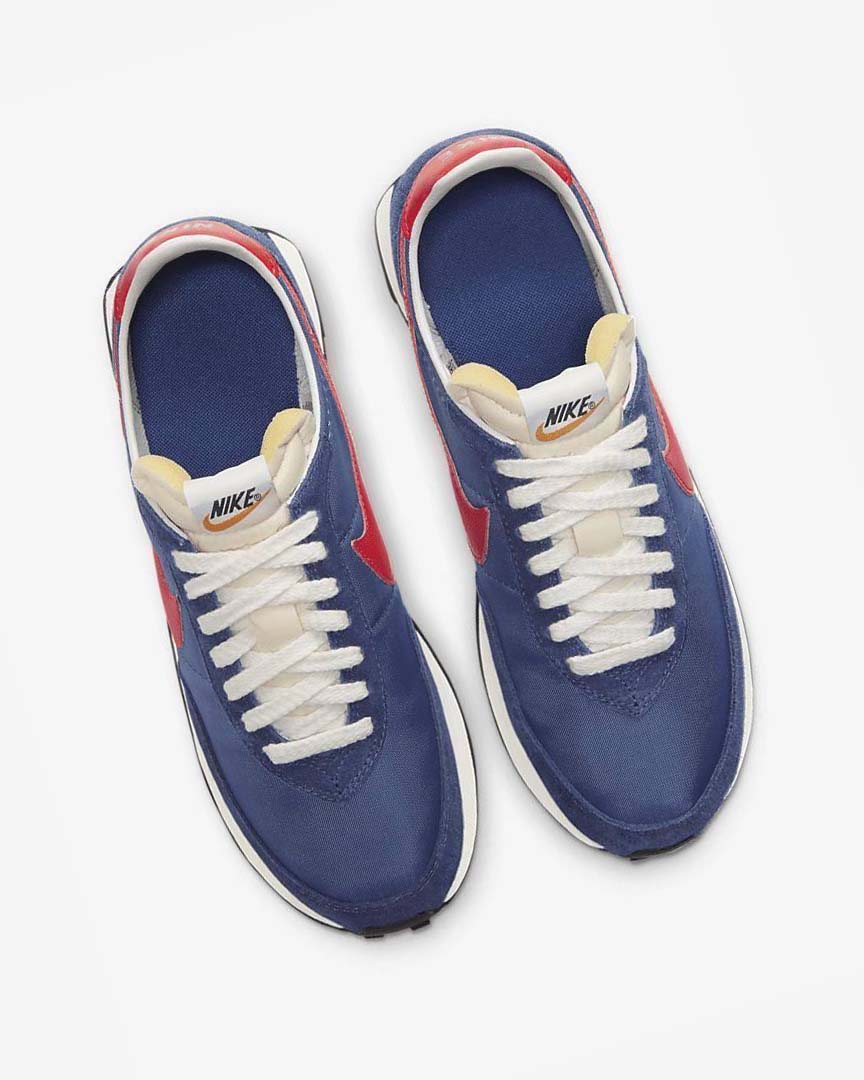 Navy / Red Nike Waffle Trainer 2 SP Men's Casual Shoes | CA_5411