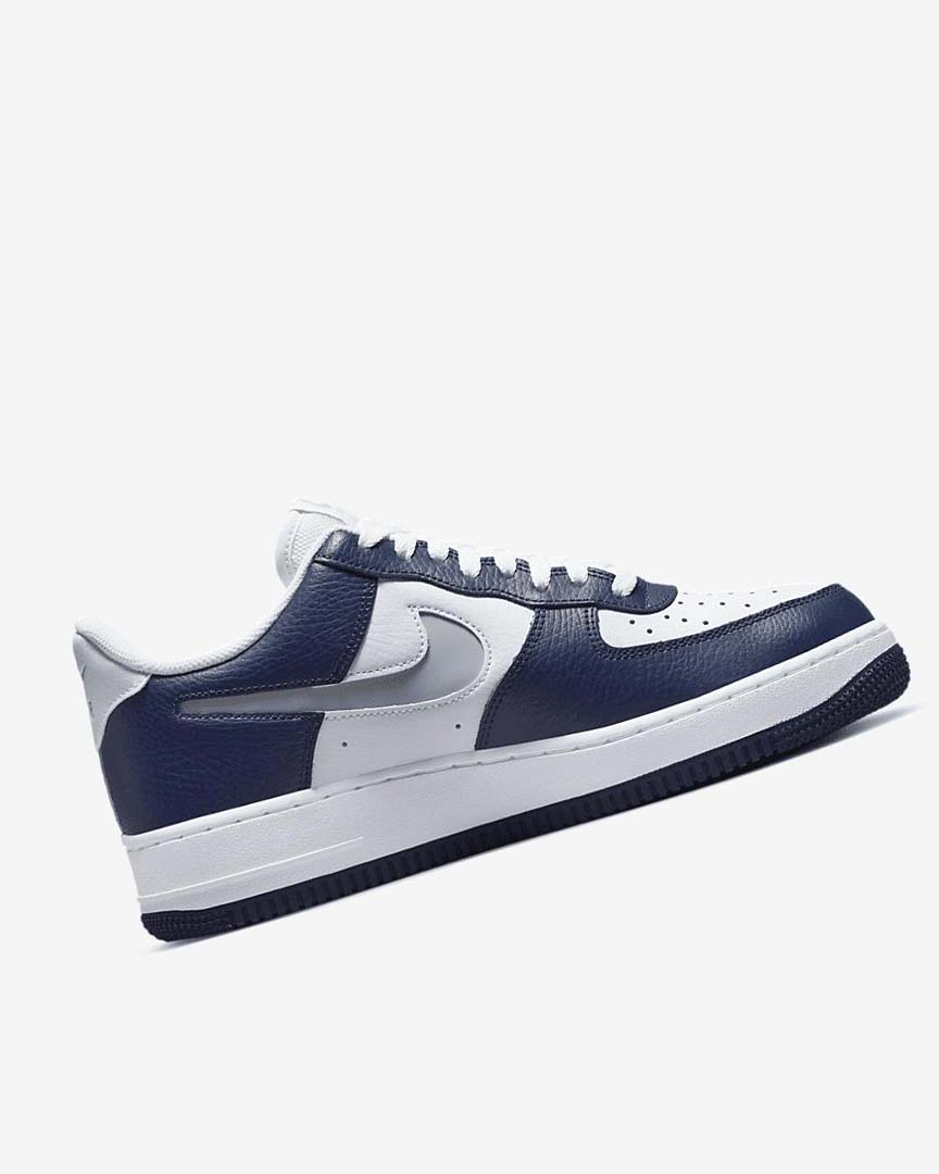 Navy / White / Grey Nike Air Force 1 '07 LV8 Men's Sneakers | CA_5376