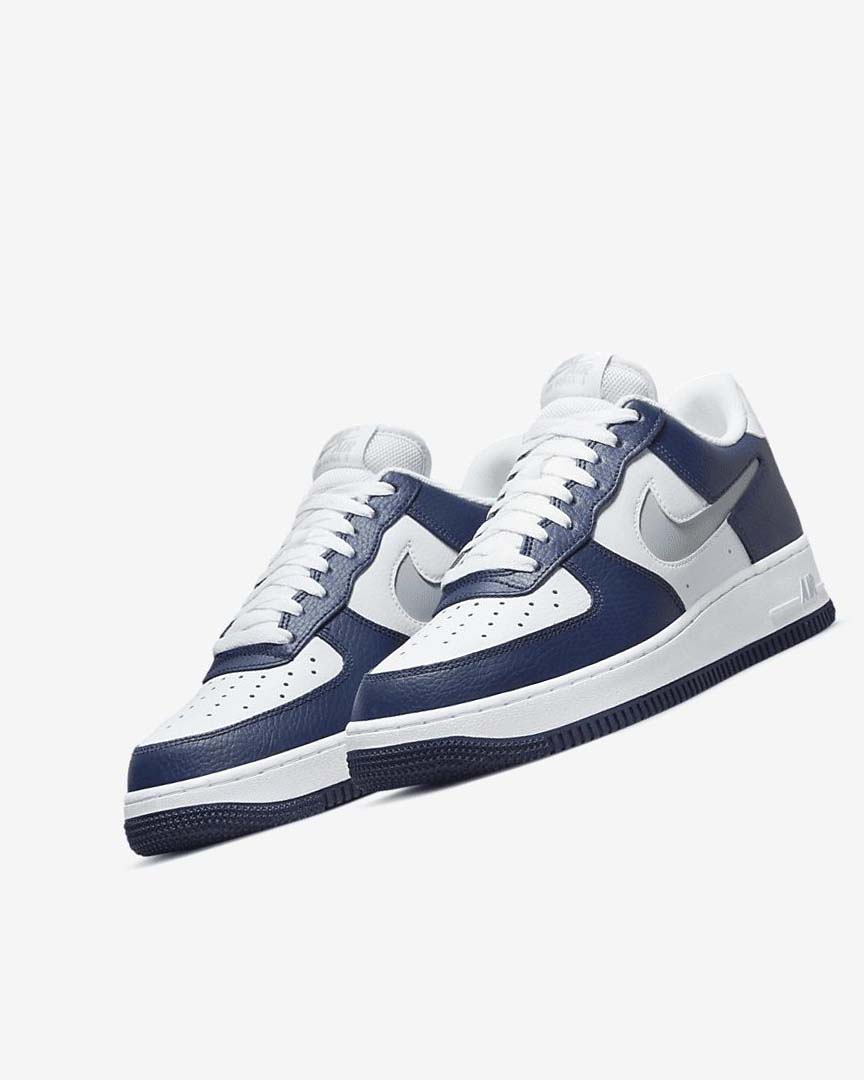 Navy / White / Grey Nike Air Force 1 '07 LV8 Men's Sneakers | CA_5376