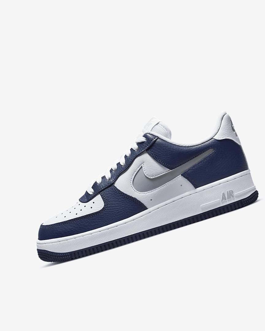 Navy / White / Grey Nike Air Force 1 \'07 LV8 Men\'s Sneakers | CA_5376