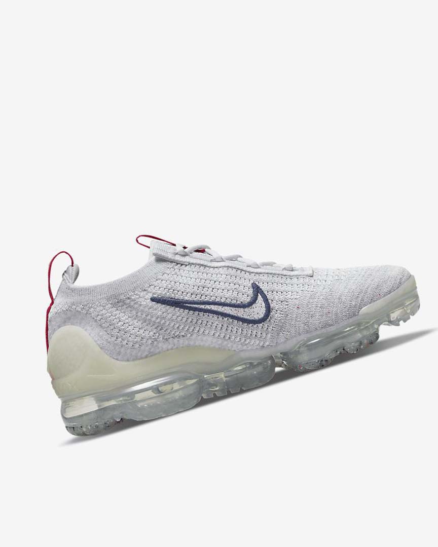 Navy / White Nike Air VaporMax 2021 Flyknit Women's Sneakers | CA_3089