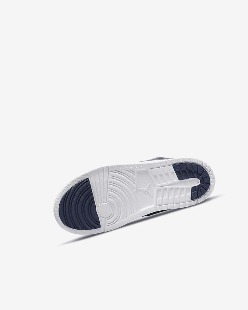 Navy / White Nike Jordan 1 Low Alt Boys' Shoes | CA_3167