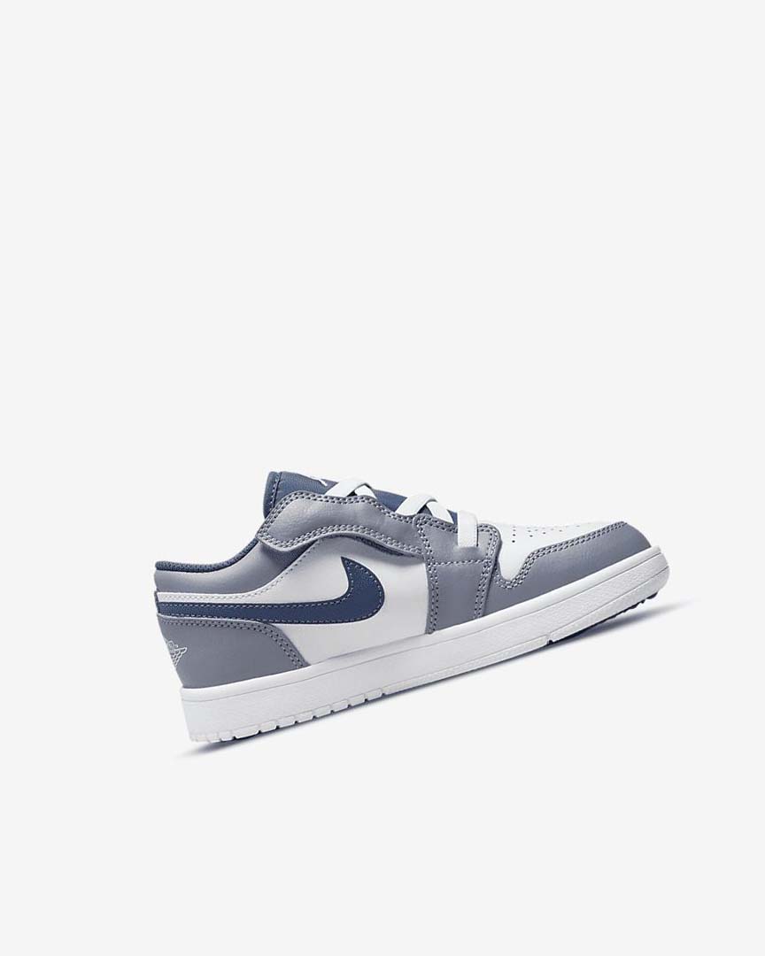 Navy / White Nike Jordan 1 Low Alt Boys' Shoes | CA_3167