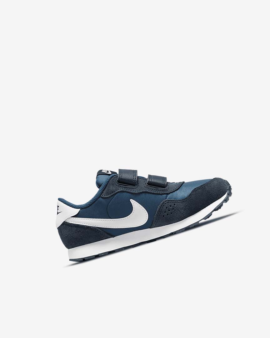 Navy / White Nike MD Valiant Girls' Shoes | CA_4763