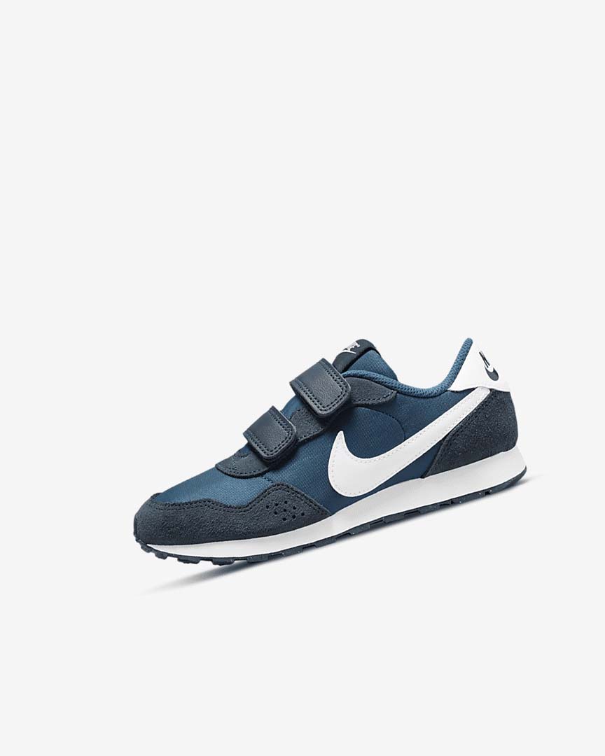 Navy / White Nike MD Valiant Girls\' Shoes | CA_4763
