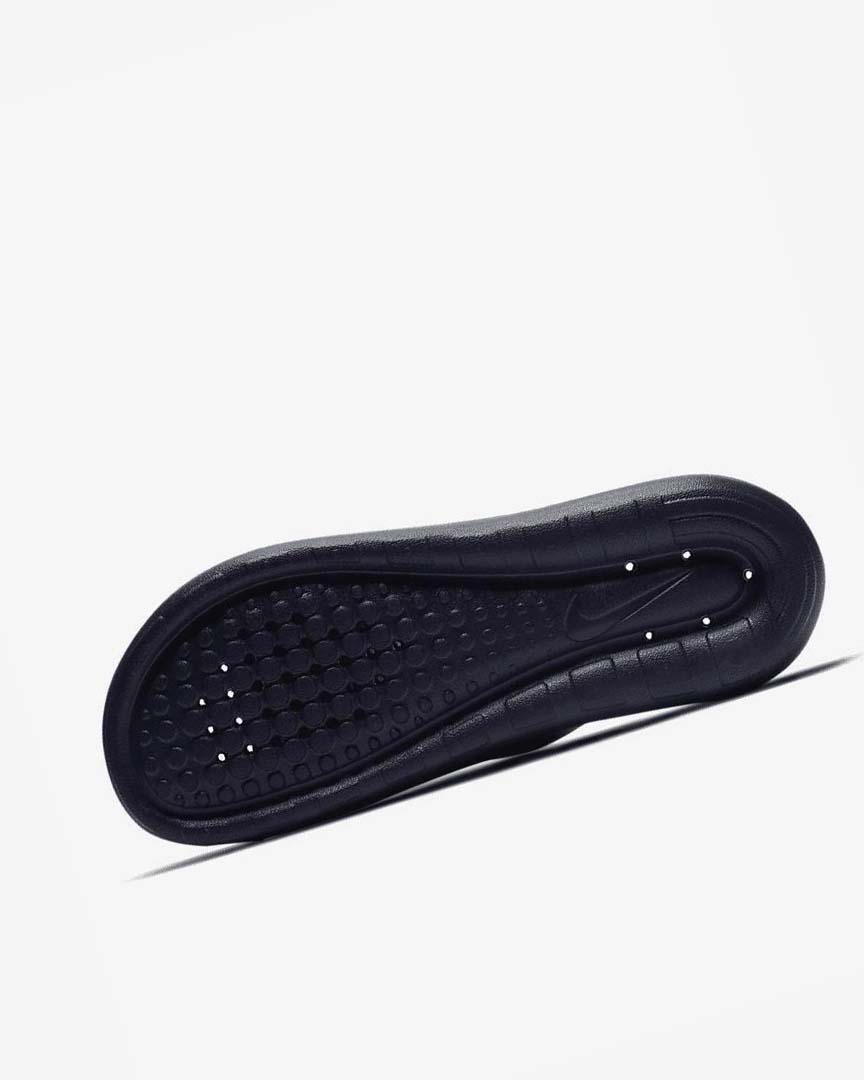 Navy / White Nike Victori One Men's Slides | CA_2632