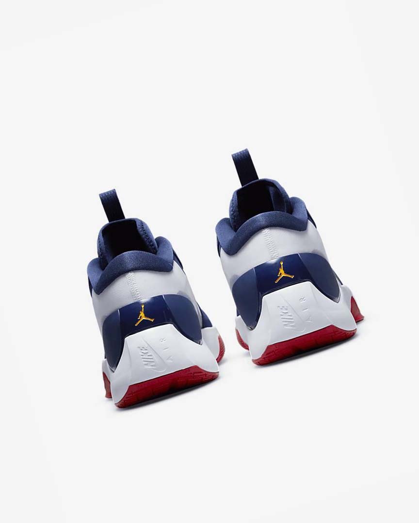 Navy / White / Red / Gold Nike Jordan Zoom Separate Men's Basketball Shoes | CA_5076