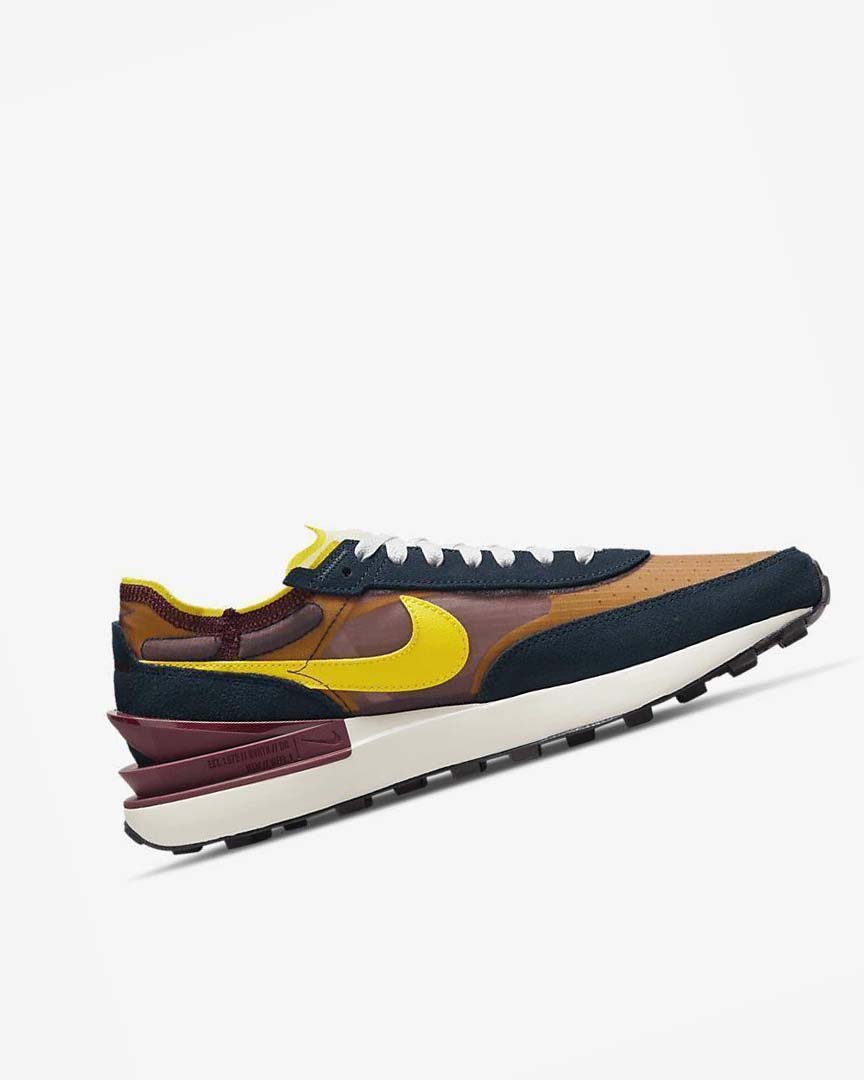 Navy / White / Yellow Nike Waffle One SE Men's Sneakers | CA_4590