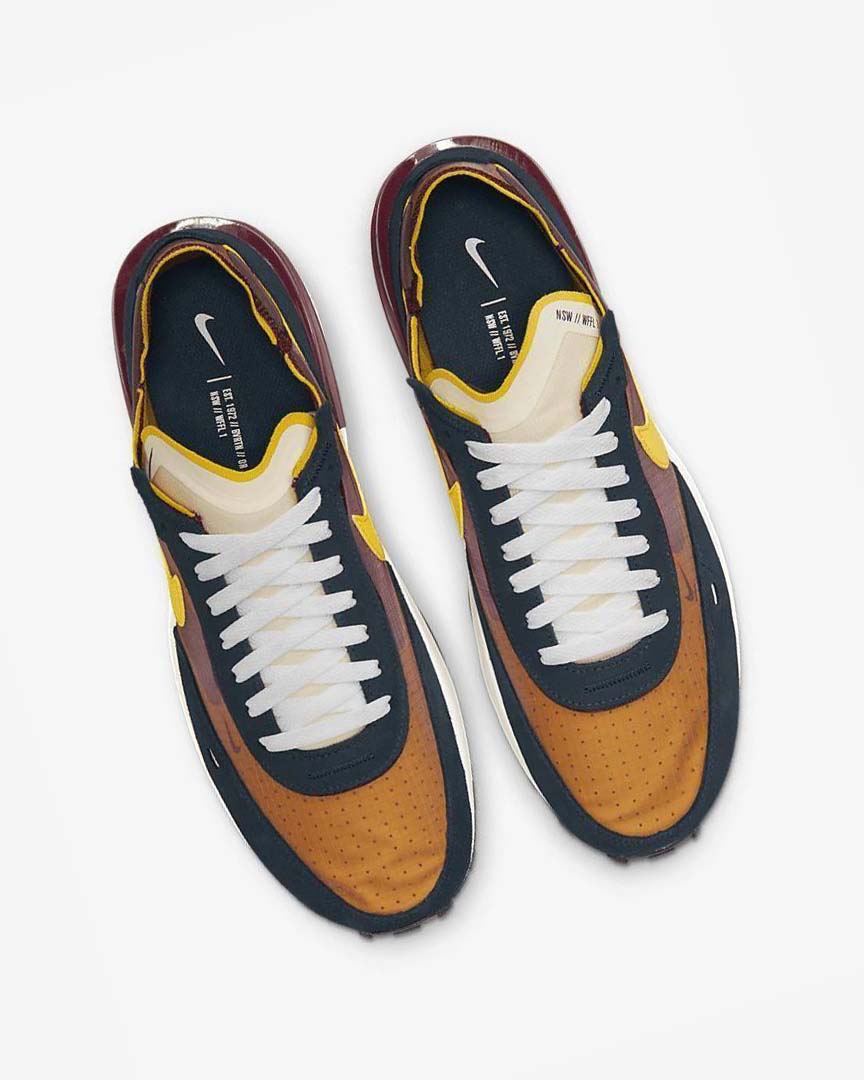 Navy / White / Yellow Nike Waffle One SE Men's Sneakers | CA_4590