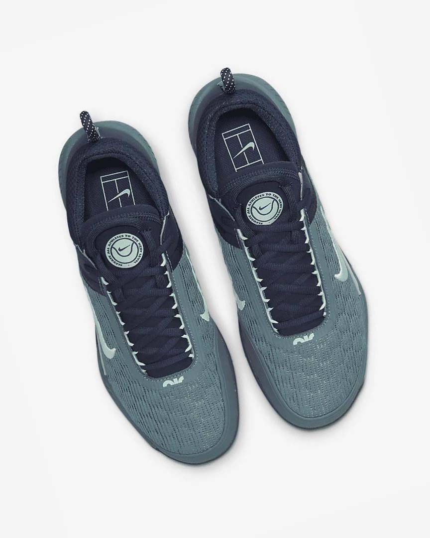 Obsidian / Mint Nike Court Zoom NXT Men's Tennis Shoes | CA_4535