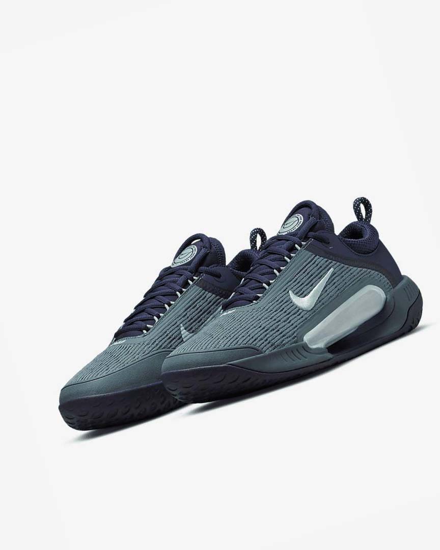 Obsidian / Mint Nike Court Zoom NXT Men's Tennis Shoes | CA_4535