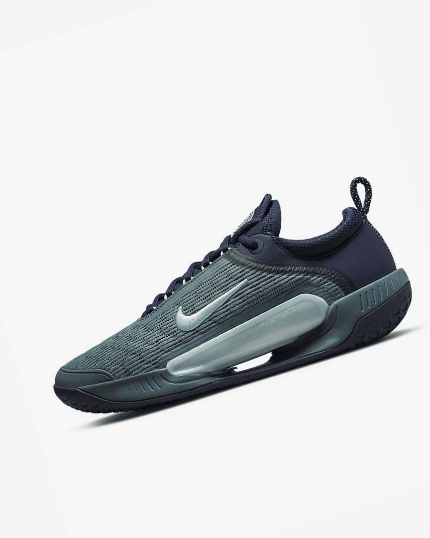 Obsidian / Mint Nike Court Zoom NXT Men\'s Tennis Shoes | CA_4535