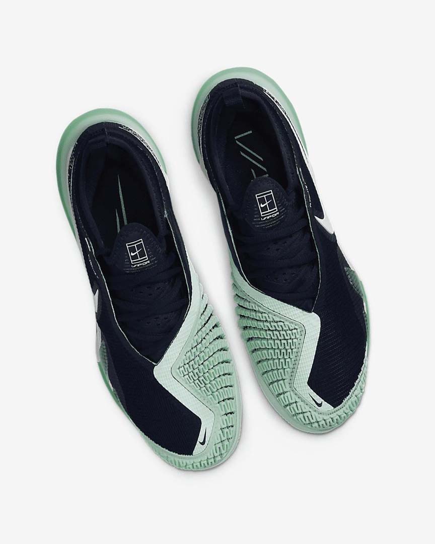 Obsidian / Mint / White Nike Court React Vapor NXT Women's Tennis Shoes | CA_3084