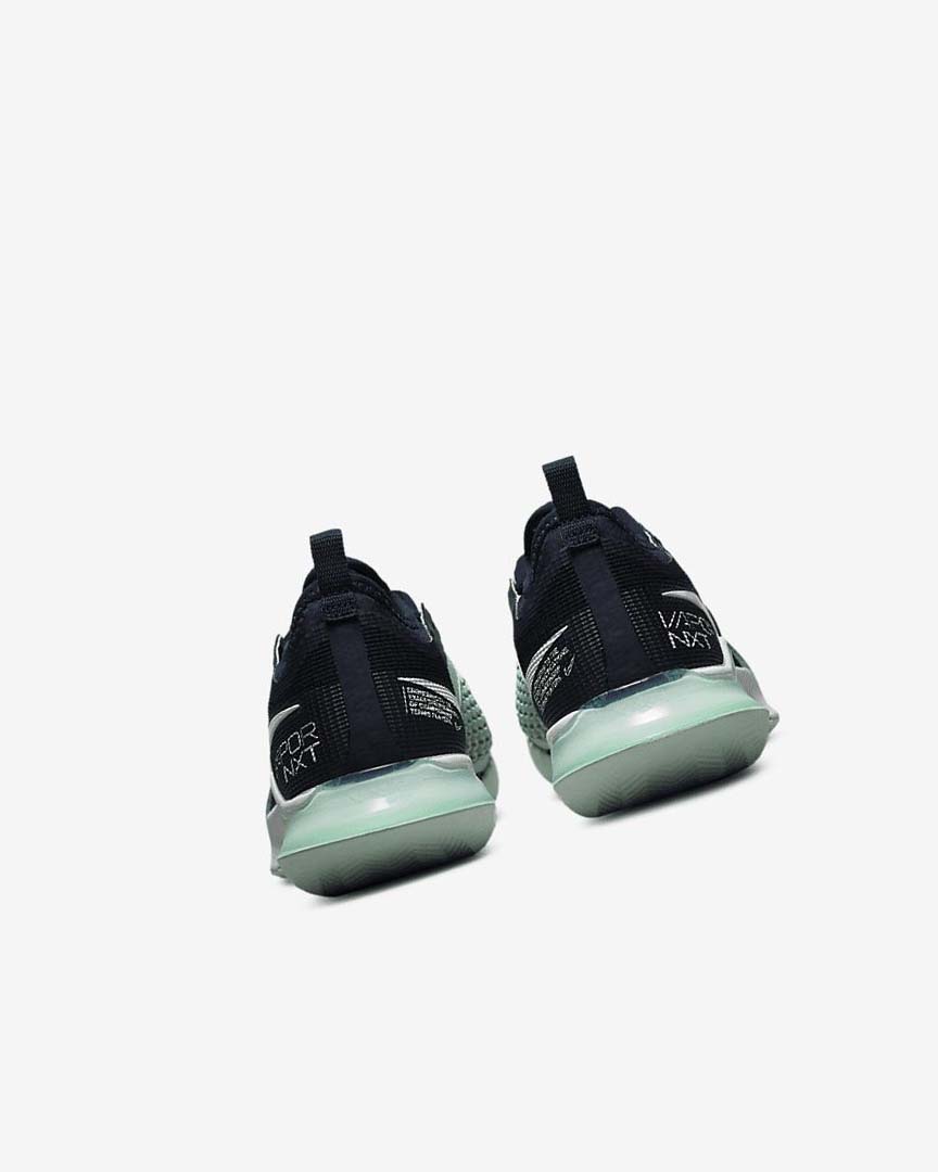 Obsidian / Mint / White Nike Court React Vapor NXT Women's Tennis Shoes | CA_3084