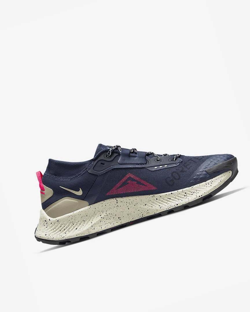 Obsidian / Olive / Red Nike Pegasus Trail 3 GORE-TEX Waterproof Men's Trail Running Shoes | CA_3116